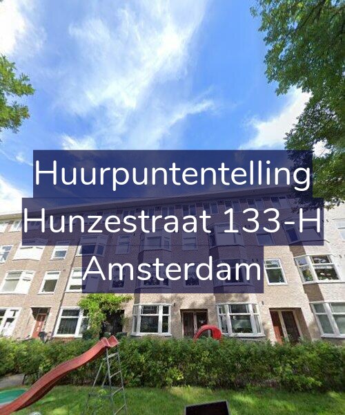 Foto gevel Huurpuntentelling voor Hunzestraat 133-H, Amsterdam