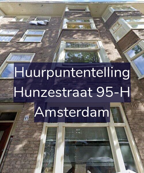 Foto gevel Huurpuntentelling voor Hunzestraat 95-H, Amsterdam