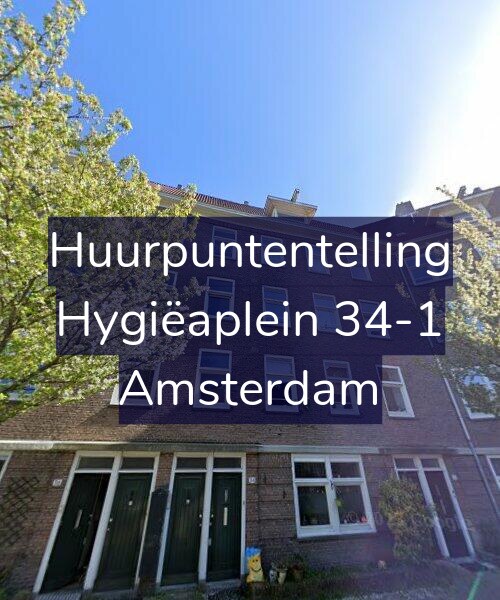 Foto gevel Huurpuntentelling voor Hygiëaplein 34-1, Amsterdam