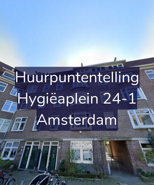 Foto gevel Huurpuntentelling voor Hygiëaplein 24-1, Amsterdam