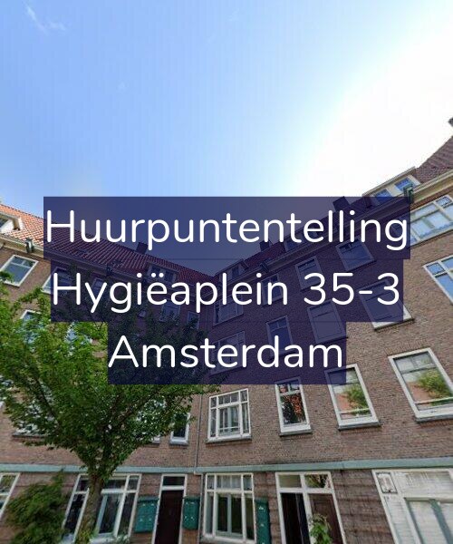 Foto gevel Huurpuntentelling voor Hygiëaplein 35-3, Amsterdam