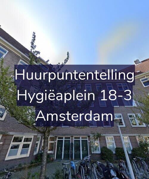 Foto gevel Huurpuntentelling voor Hygiëaplein 18-3, Amsterdam