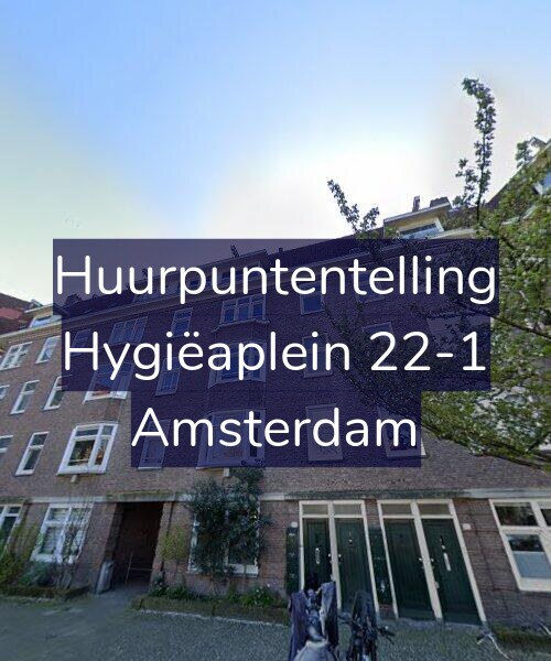 Foto gevel Huurpuntentelling voor Hygiëaplein 22-1, Amsterdam