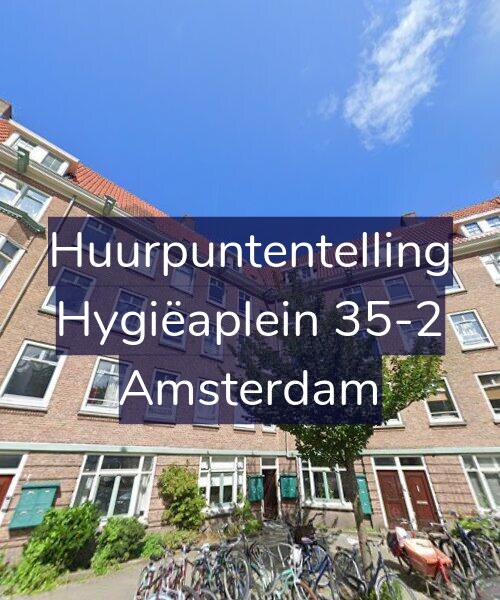 Foto gevel Huurpuntentelling voor Hygiëaplein 35-2, Amsterdam