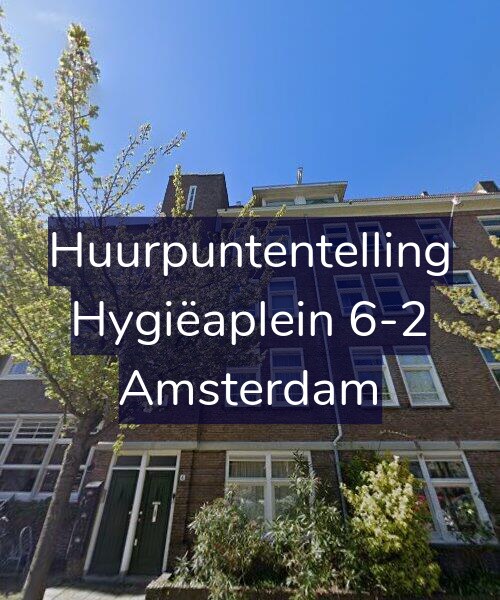 Foto gevel Huurpuntentelling voor Hygiëaplein 6-2, Amsterdam
