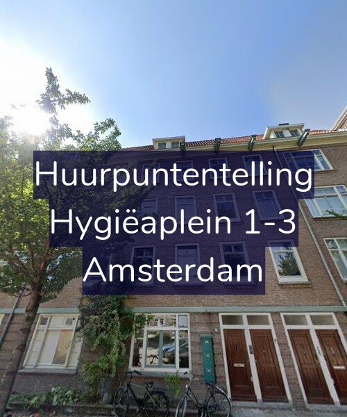 Foto gevel Huurpuntentelling voor Hygiëaplein 1-3, Amsterdam