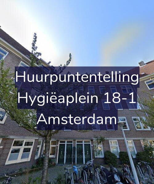 Foto gevel Huurpuntentelling voor Hygiëaplein 18-1, Amsterdam
