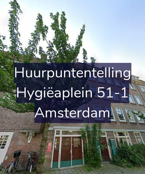 Foto gevel Huurpuntentelling voor Hygiëaplein 51-1, Amsterdam
