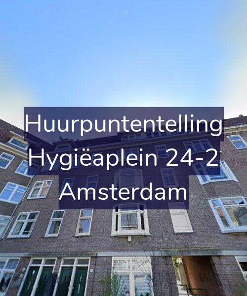 Foto gevel Huurpuntentelling voor Hygiëaplein 24-2, Amsterdam