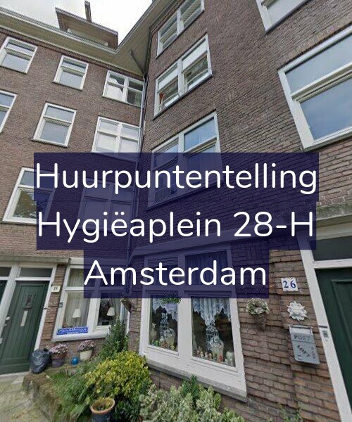 Foto gevel Huurpuntentelling voor Hygiëaplein 28-H, Amsterdam