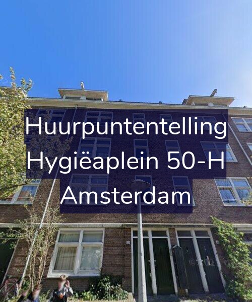 Foto gevel Huurpuntentelling voor Hygiëaplein 50-H, Amsterdam