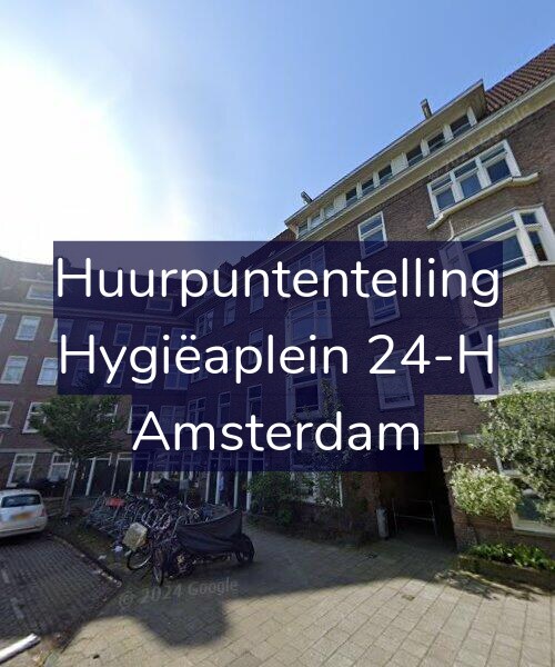 Foto gevel Huurpuntentelling voor Hygiëaplein 24-H, Amsterdam