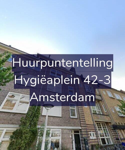 Foto gevel Huurpuntentelling voor Hygiëaplein 42-3, Amsterdam