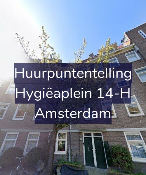 Foto gevel Huurpuntentelling voor Hygiëaplein 14-H, Amsterdam