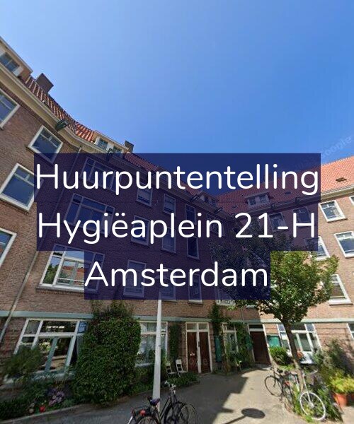 Foto gevel Huurpuntentelling voor Hygiëaplein 21-H, Amsterdam