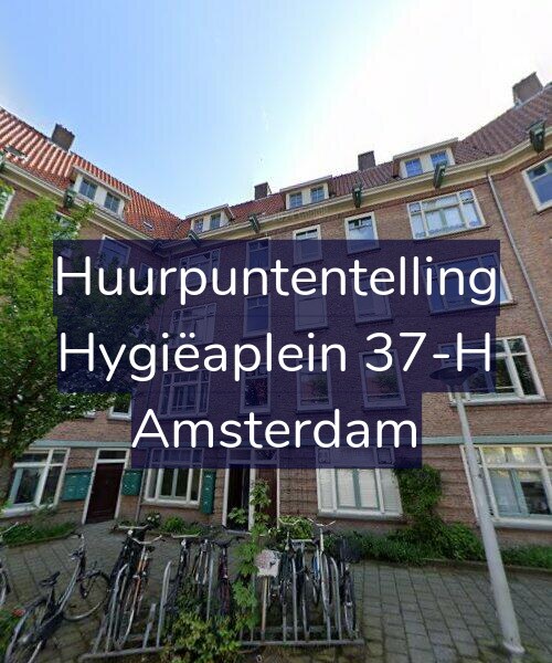 Foto gevel Huurpuntentelling voor Hygiëaplein 37-H, Amsterdam