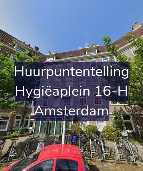 Foto gevel Huurpuntentelling voor Hygiëaplein 16-H, Amsterdam