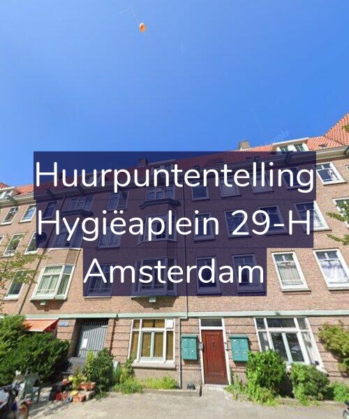 Foto gevel Huurpuntentelling voor Hygiëaplein 29-H, Amsterdam