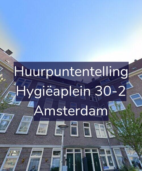 Foto gevel Huurpuntentelling voor Hygiëaplein 30-2, Amsterdam
