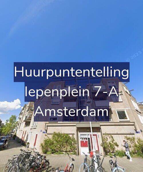 Foto gevel Huurpuntentelling voor Iepenplein 7-A, Amsterdam