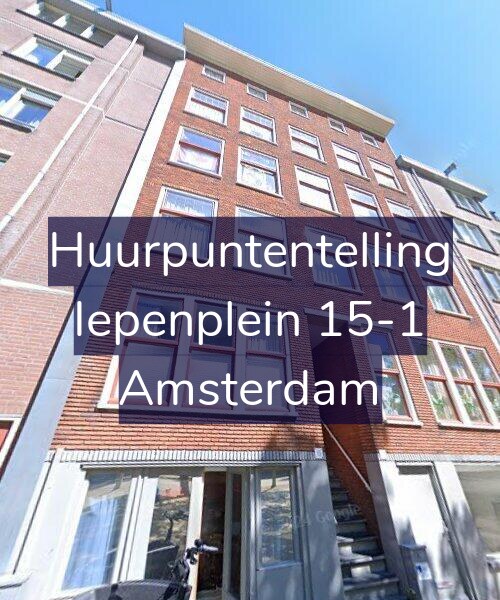 Foto gevel Huurpuntentelling voor Iepenplein 15-1, Amsterdam