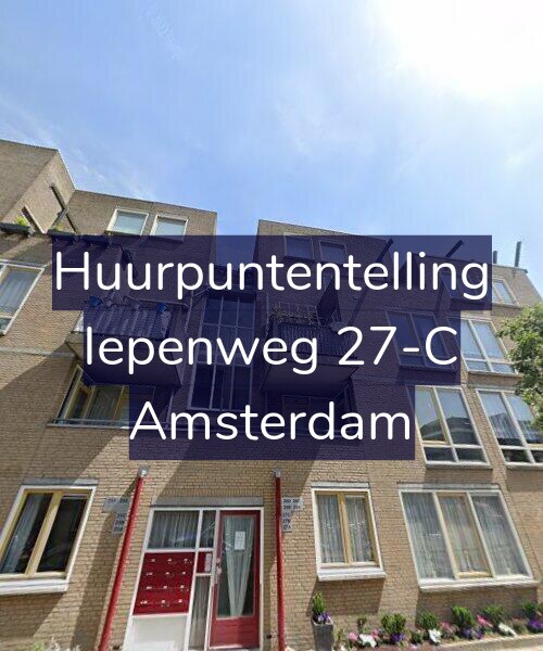 Foto gevel Huurpuntentelling voor Iepenweg 27-C, Amsterdam