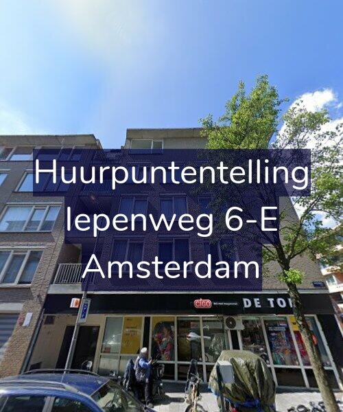Foto gevel Huurpuntentelling voor Iepenweg 6-E, Amsterdam