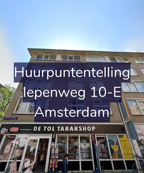 Foto gevel Huurpuntentelling voor Iepenweg 10-E, Amsterdam
