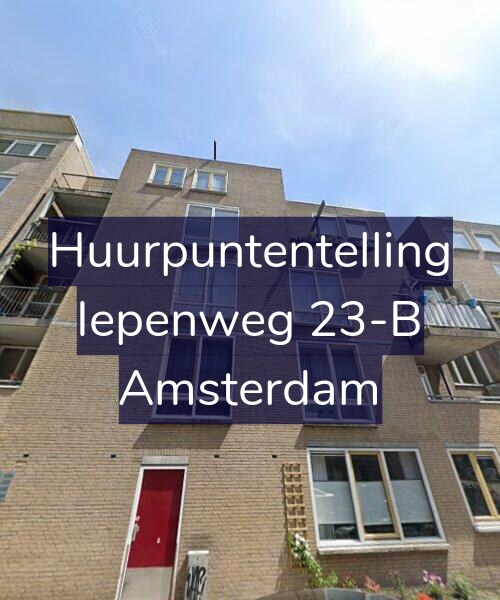 Foto gevel Huurpuntentelling voor Iepenweg 23-B, Amsterdam