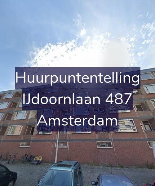 Foto gevel Huurpuntentelling voor IJdoornlaan 487, Amsterdam
