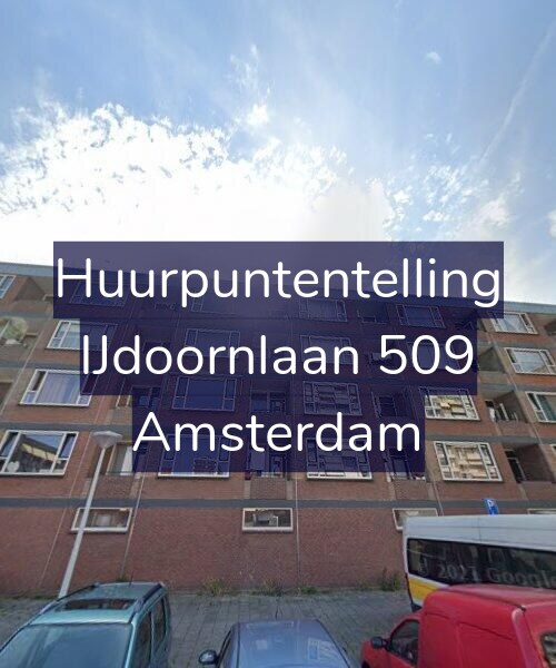 Foto gevel Huurpuntentelling voor IJdoornlaan 509, Amsterdam