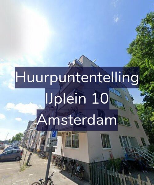 Foto gevel Huurpuntentelling voor IJplein 10, Amsterdam
