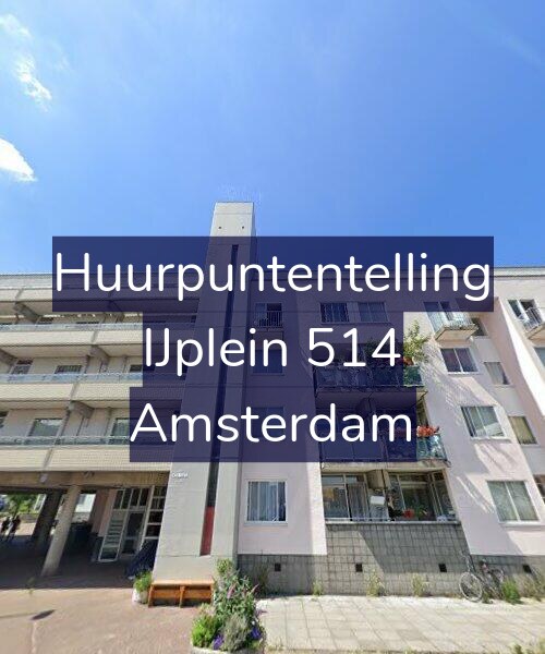 Foto gevel Huurpuntentelling voor IJplein 514, Amsterdam