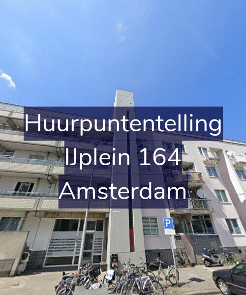 Foto gevel Huurpuntentelling voor IJplein 164, Amsterdam