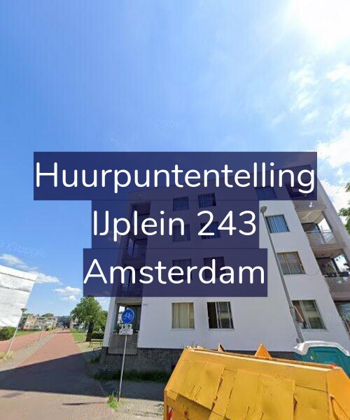 Foto gevel Huurpuntentelling voor IJplein 243, Amsterdam