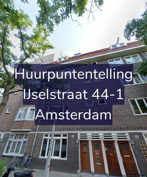 Foto gevel Huurpuntentelling voor IJselstraat 44-1, Amsterdam