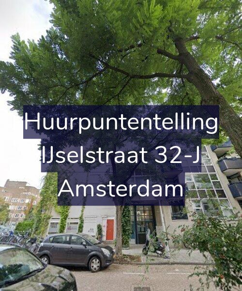 Foto gevel Huurpuntentelling voor IJselstraat 32-J, Amsterdam