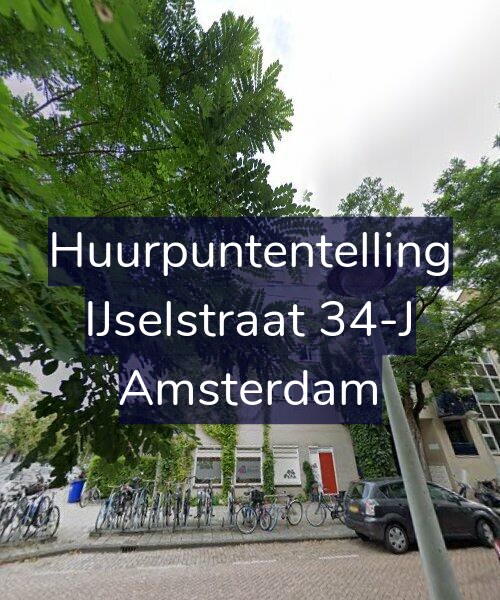 Foto gevel Huurpuntentelling voor IJselstraat 34-J, Amsterdam