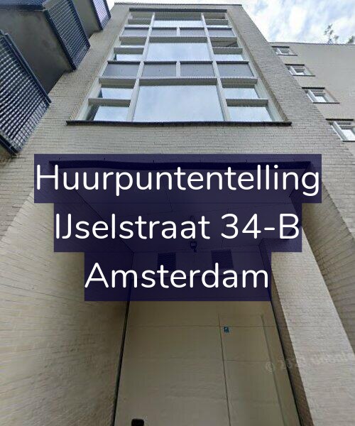 Foto gevel Huurpuntentelling voor IJselstraat 34-B, Amsterdam