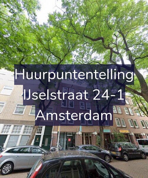 Foto gevel Huurpuntentelling voor IJselstraat 24-1, Amsterdam