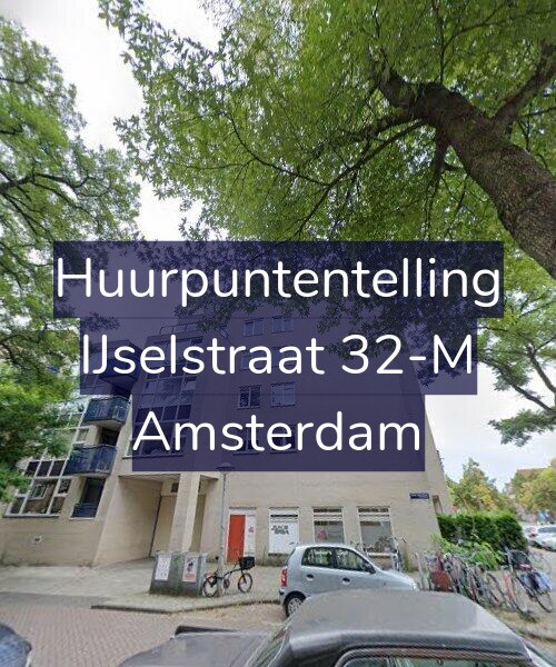 Foto gevel Huurpuntentelling voor IJselstraat 32-M, Amsterdam