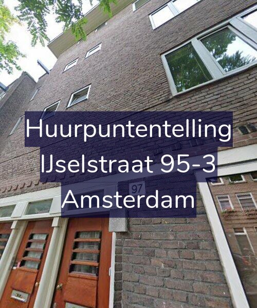 Foto gevel Huurpuntentelling voor IJselstraat 95-3, Amsterdam