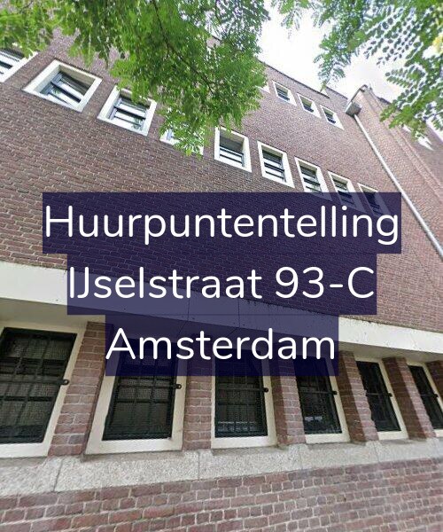 Foto gevel Huurpuntentelling voor IJselstraat 93-C, Amsterdam