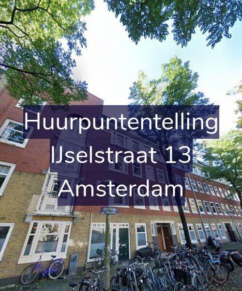 Foto gevel Huurpuntentelling voor IJselstraat 13, Amsterdam