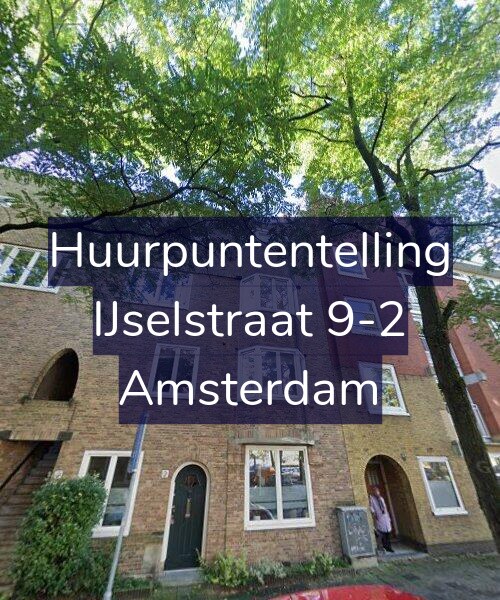 Foto gevel Huurpuntentelling voor IJselstraat 9-2, Amsterdam