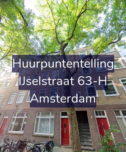 Foto gevel Huurpuntentelling voor IJselstraat 63-H, Amsterdam