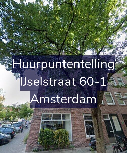 Foto gevel Huurpuntentelling voor IJselstraat 60-1, Amsterdam