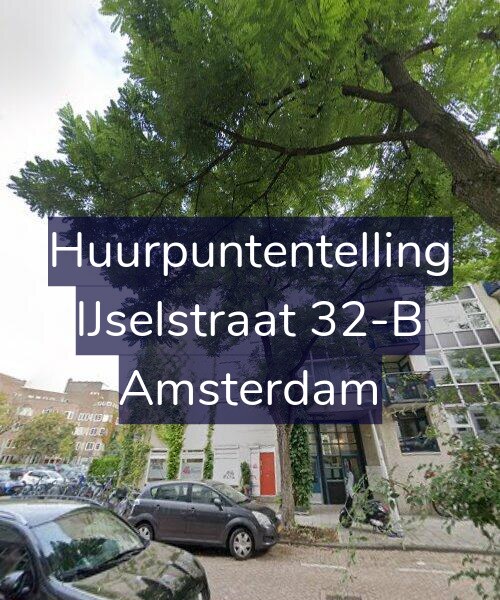 Foto gevel Huurpuntentelling voor IJselstraat 32-B, Amsterdam