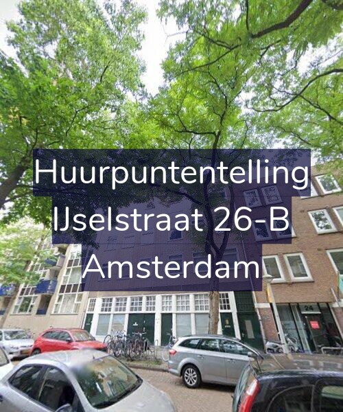 Foto gevel Huurpuntentelling voor IJselstraat 26-B, Amsterdam
