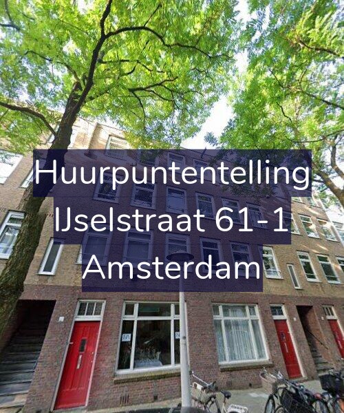 Foto gevel Huurpuntentelling voor IJselstraat 61-1, Amsterdam